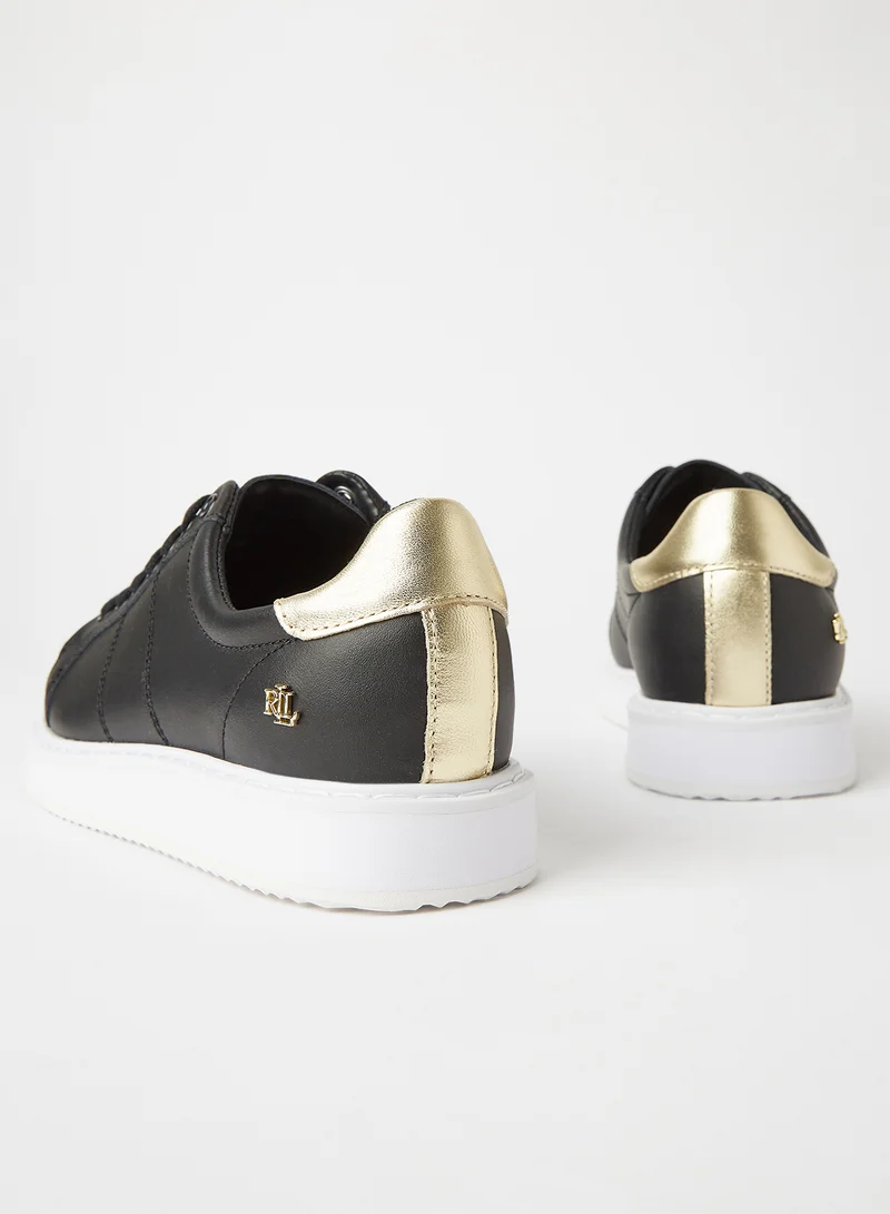 Lauren Ralph Lauren Angeline II Lace Up Sneakers Black