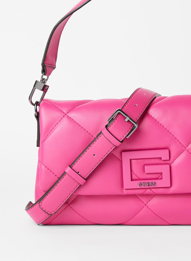 GUESS - Brightside Shoulder Bag Cheeky Pink - Image 1