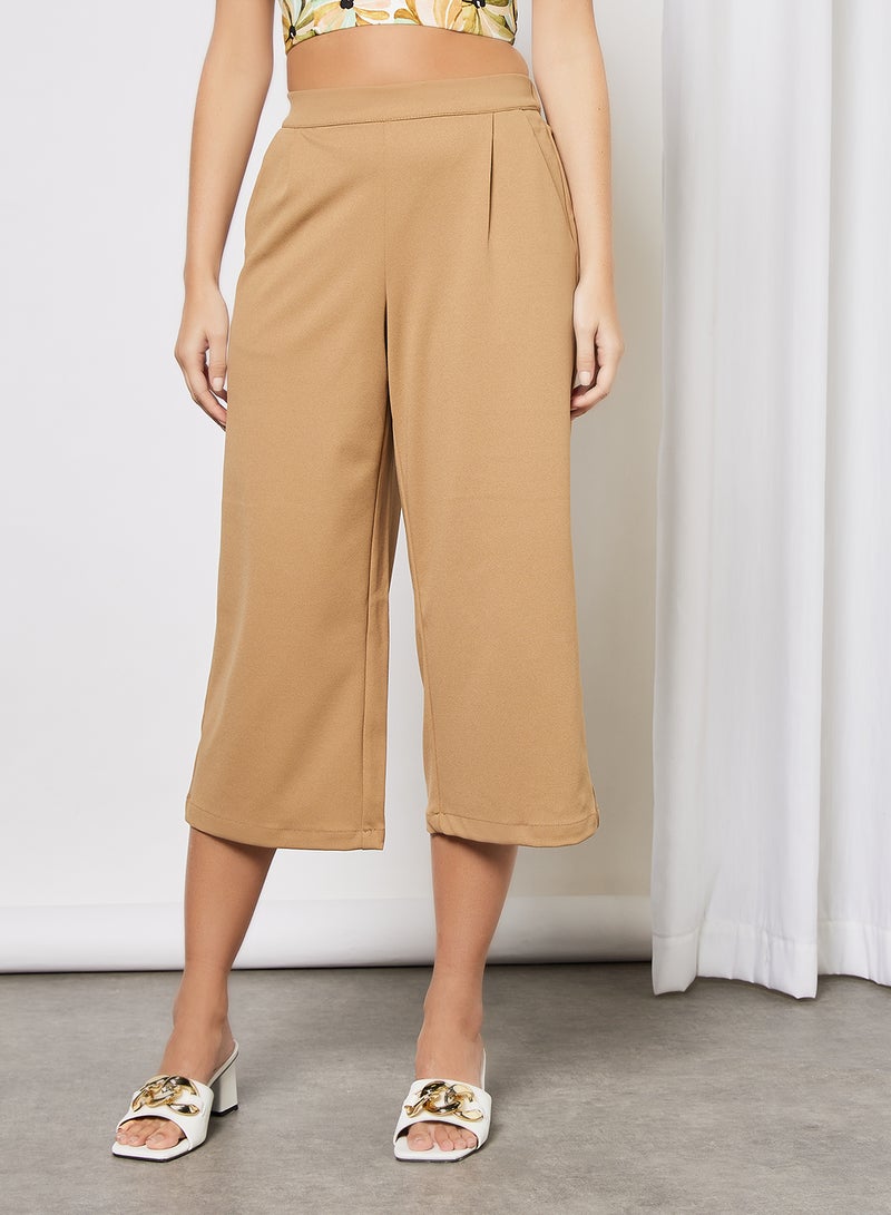 I.Scenery - Culotte Pants Brown - Image 1
