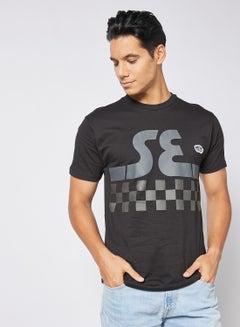 VANS SE Bikes Checker T-Shirt Black  - Image 1