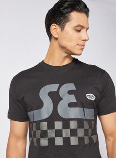 VANS SE Bikes Checker T-Shirt Black  - Image 2