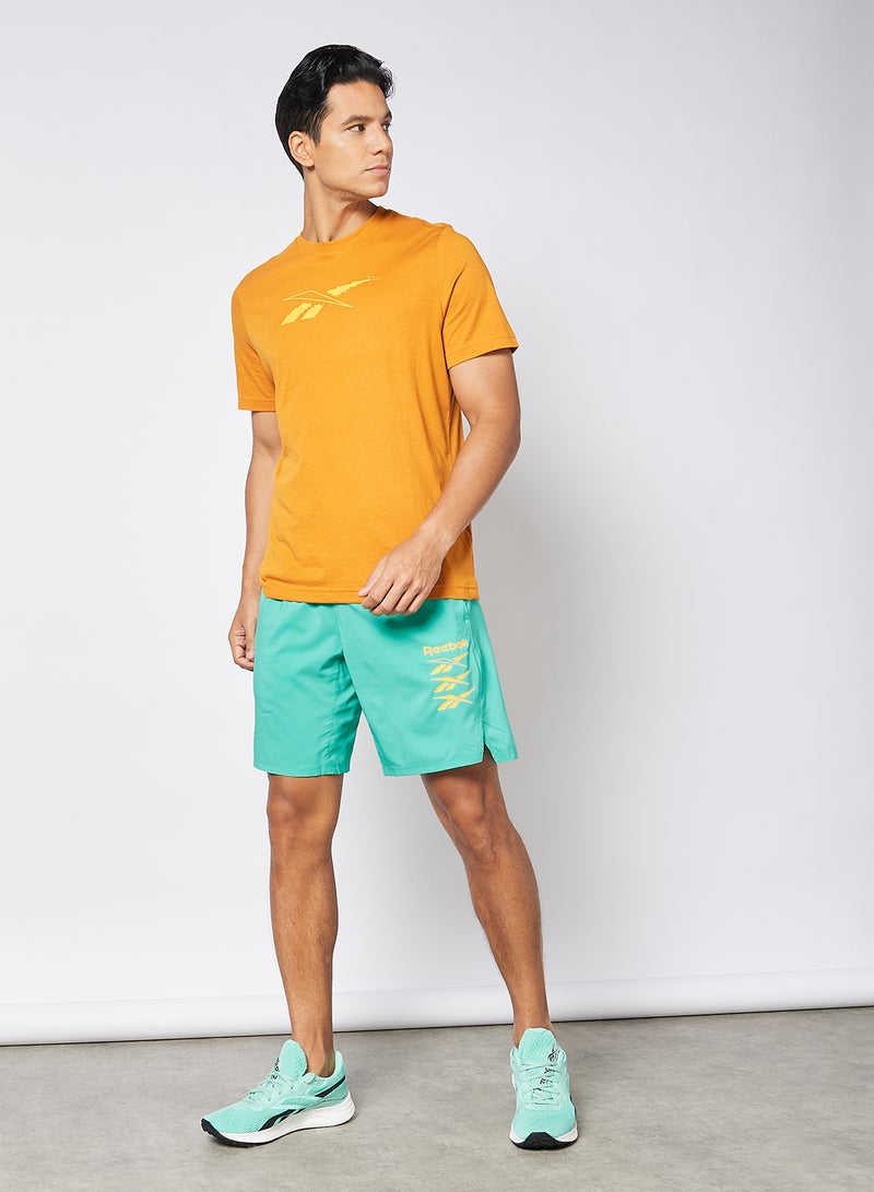 ريبوك شورت إيبك خفيف الوزن للتدريب تيل - Image 2