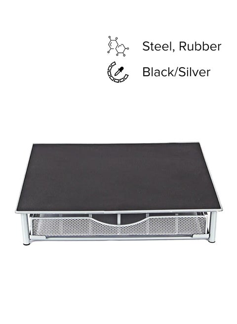 Coffee Capsule Holder And Stand Black/Silver -cm