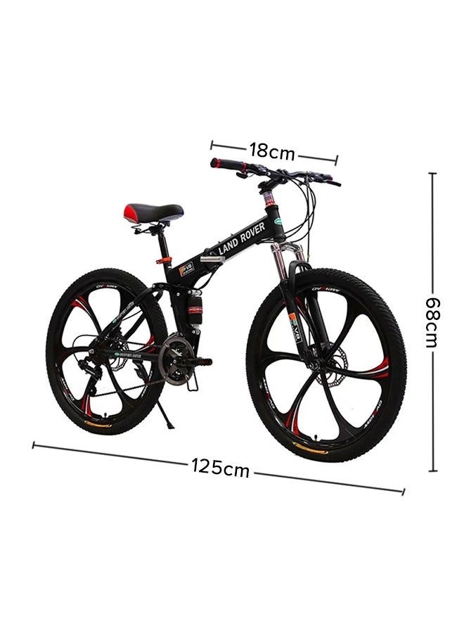 LAND ROVER - Unisex Folding 21 Speed Mountain Bike Size L 26inch - Image 1