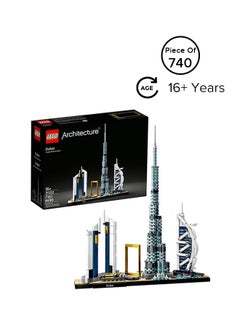 LEGO 21052 Architecture Dubai Model Skyline Burj Khalifa Collection Building Set Age 740 Pieces 740 16+ Years  - Image 1