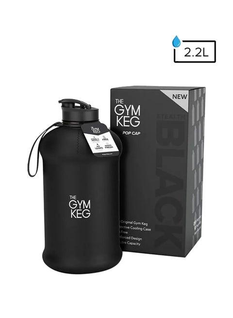 BPA Free Plastic Gallon Hydro Jug - Large Eco Friendly Reusable Bottle 2.2Liters 2.2Liters