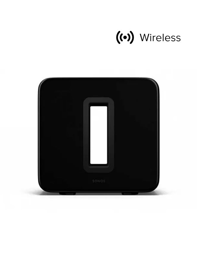 Sonos - Sub Gen 3 The Wireless Subwoofer For Deep Bass SUBG3AU1BLK Black - Image 1