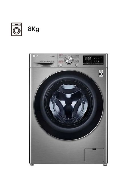 Front Load Washer Dryer, AI DD, Steam, Wi-Fi, 6 Motion F4V5RGP2T Silver