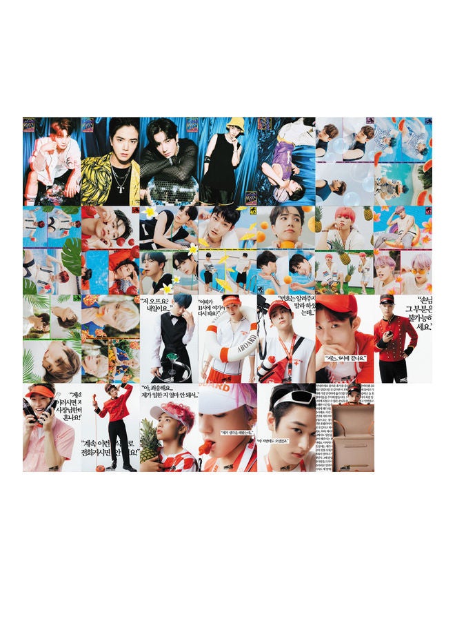 EHOME 55-Piece Thrill-Ing The Boyz Lomo Card - Image 3
