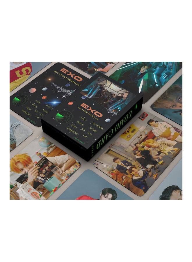 EHOME 55-Piece Exo Don'T Fight The Feeling Lomo Card - Image 2