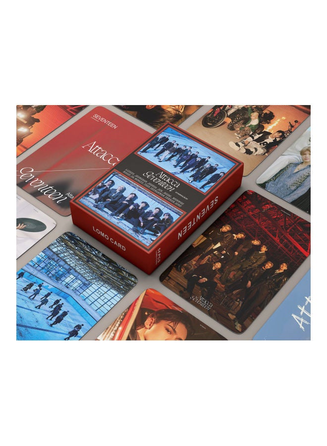 EHOME 54-Piece Attacca Seventeen Lomo Card - Image 3