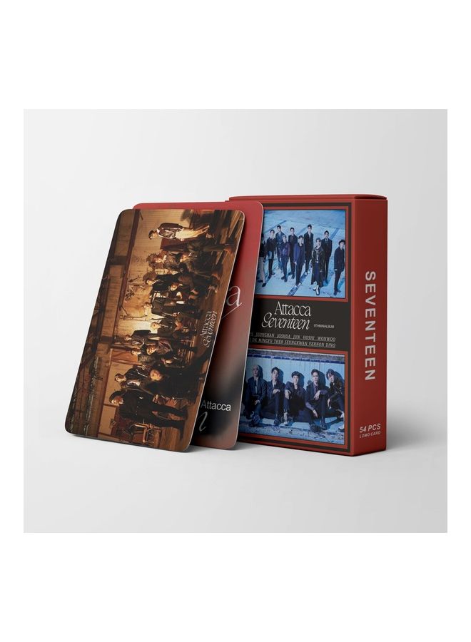 EHOME 54-Piece Attacca Seventeen Lomo Card - Image 2