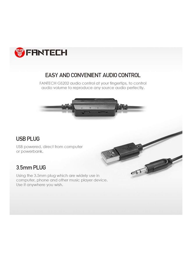 FANTECH Sonar GS202 Mobile Gaming And Music Wired Speakers - Image 4