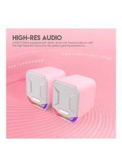 FANTECH Sonar GS202 Sakura Mobile Gaming And Music Wired Speakers  - Image 2