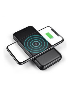 CHOETECH 10000.0 mAh USB-C Portable Wireless Power Bank With Fast Charging Function For Qi Enable Smart Phones Black  - Image 2