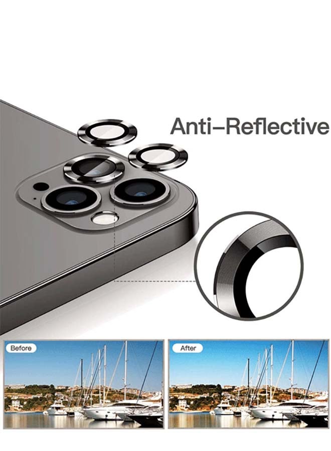 AMTCO Anti-Glare Camera Glass Protector For Apple iPhone 13 Pro/Pro Max Black  - Image 2