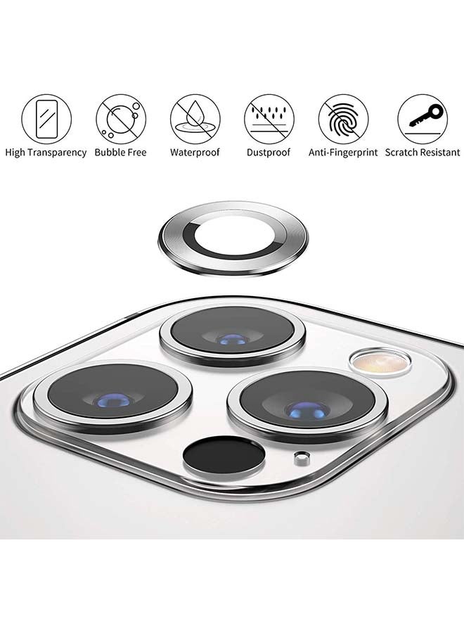 AMTCO Anti-Glare Camera Glass Protector For Apple iPhone 13 Pro/Pro Max Silver  - Image 3