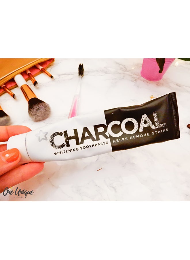 Superdrug - Whitening Pro Care Charcoal Toothpaste Black 75ml - Image 1