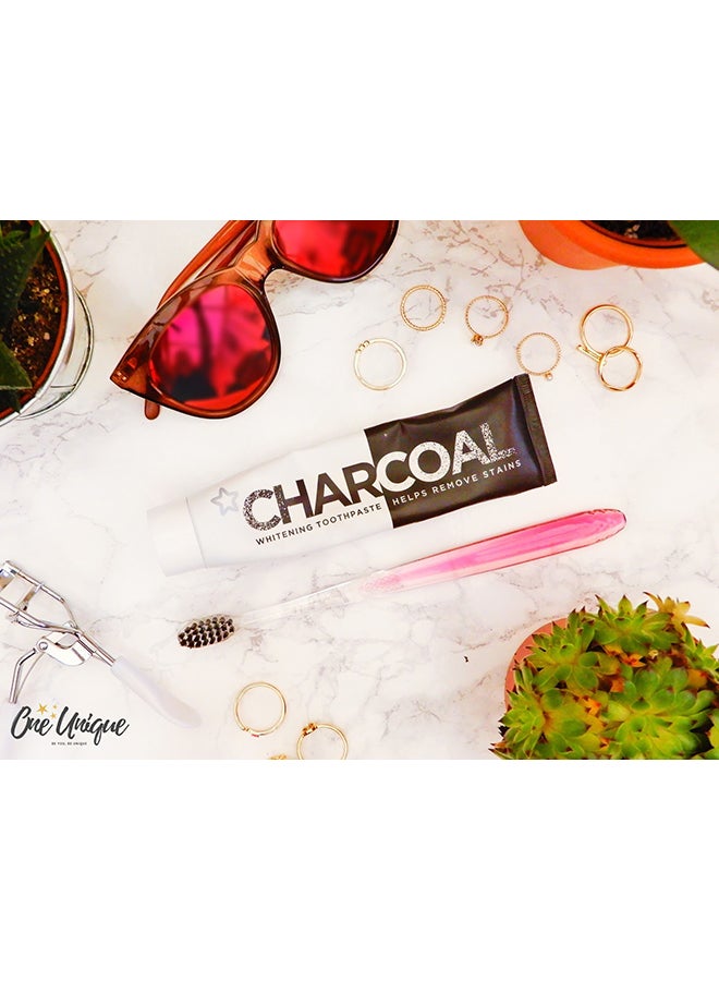 Superdrug - Whitening Pro Care Charcoal Toothpaste Black 75ml - Image 1