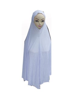 Solid Pattern Hijab Light Blue