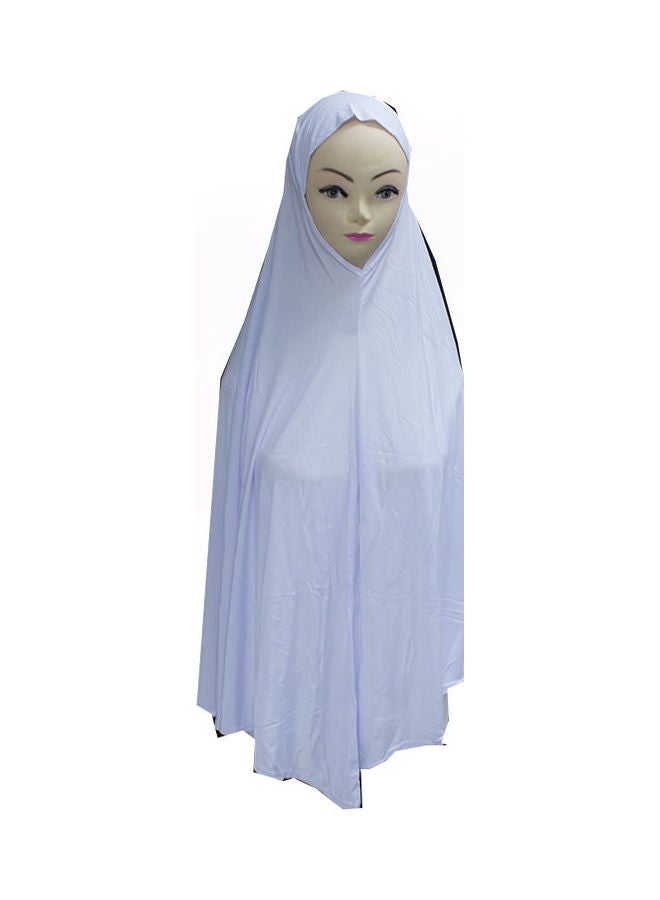 SD - Solid Pattern Hijab Light Blue - Image 1