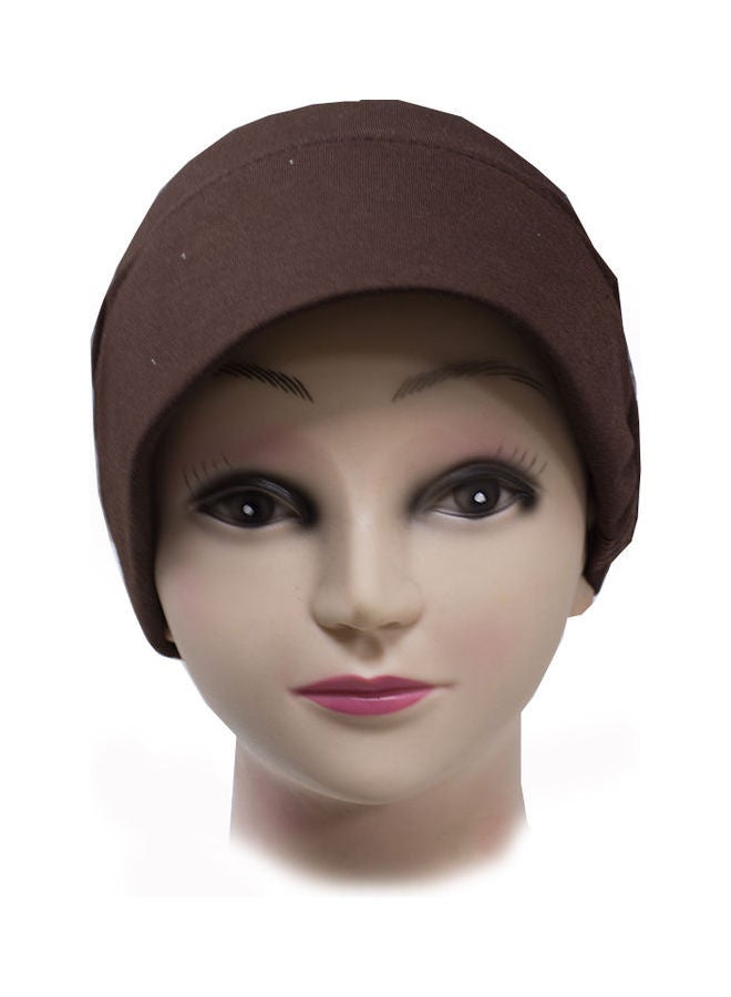 SD Stylish Comfortable Bonnet Cap Brown  - Image 1