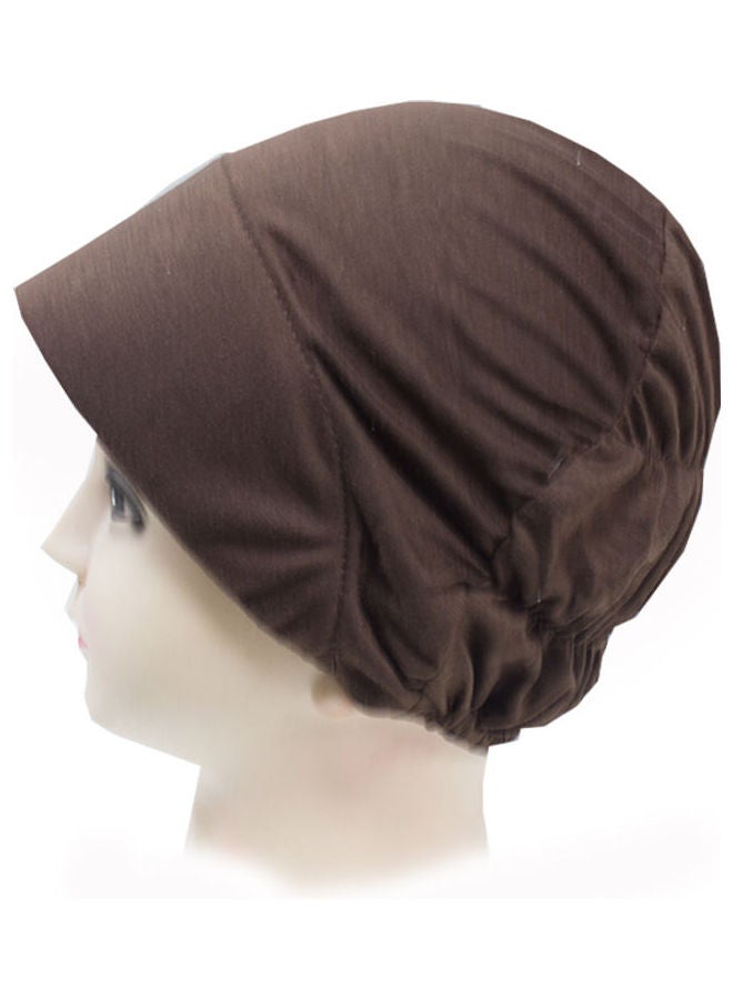 SD Stylish Comfortable Bonnet Cap Brown  - Image 2