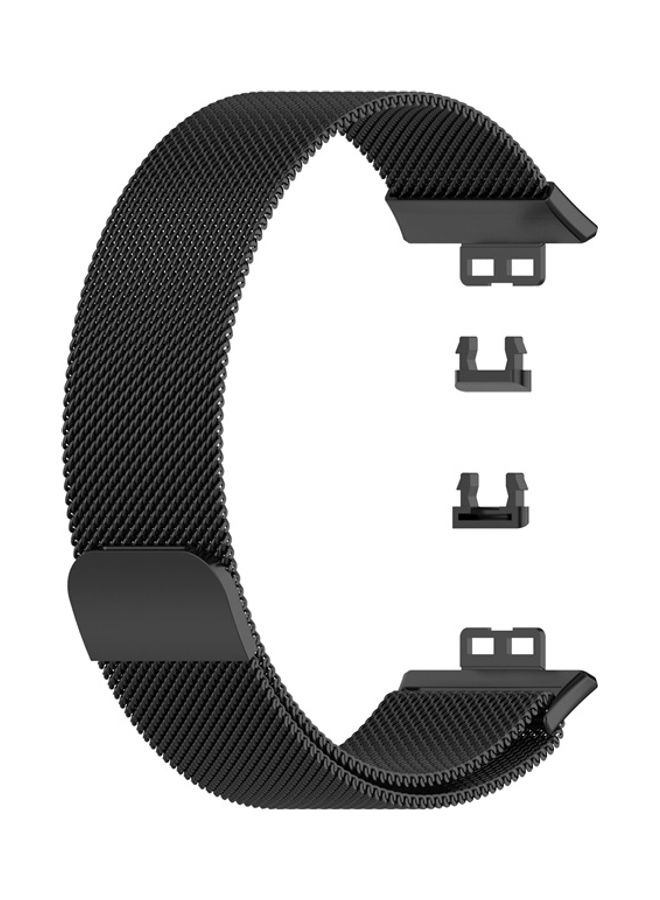FITME - Milanese Replacement Band For Huawei Watch Fit Black - Image 1