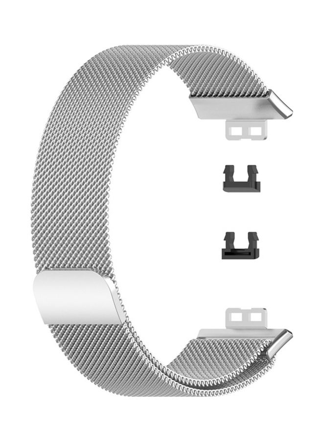 FITME - Milanese Replacement Band For Huawei Watch Fit Silver - Image 1