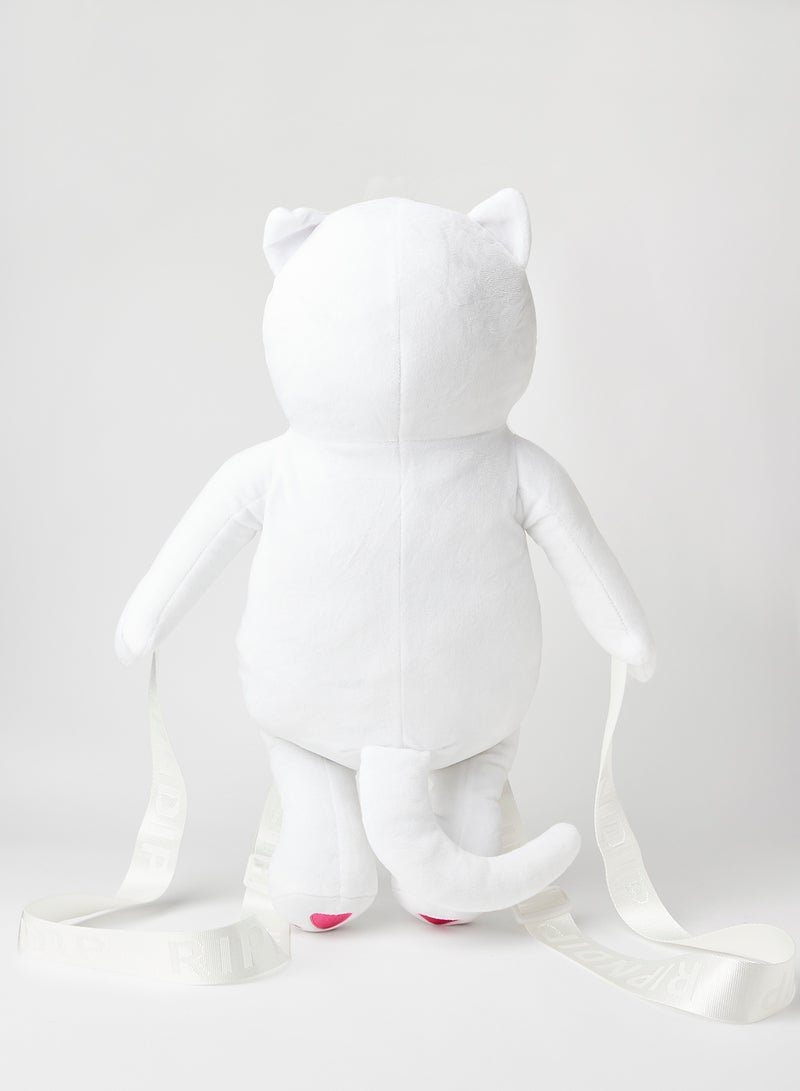 RIP N DIP Lord Nermal Plush Backpack White - Image 2