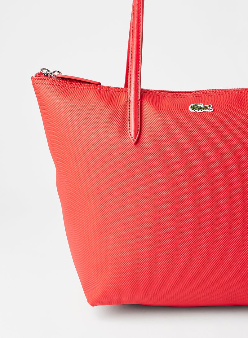 لاكوست حقيبة كونسيبت مع اليد الواسعة أحمر - Image 3