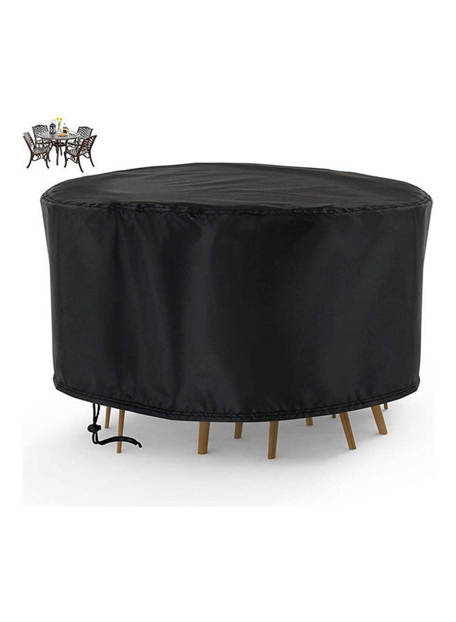 ماركة غير محددة غطاء طقم أثاث فناء بتصميم مكعب أسود 230x110سم  - Image 1