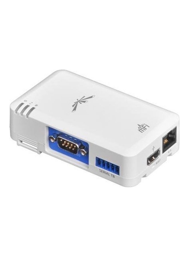 UBIQUITI mPort-S, Mport Serial IP Gateway Device For MFI Networks White  - Image 2