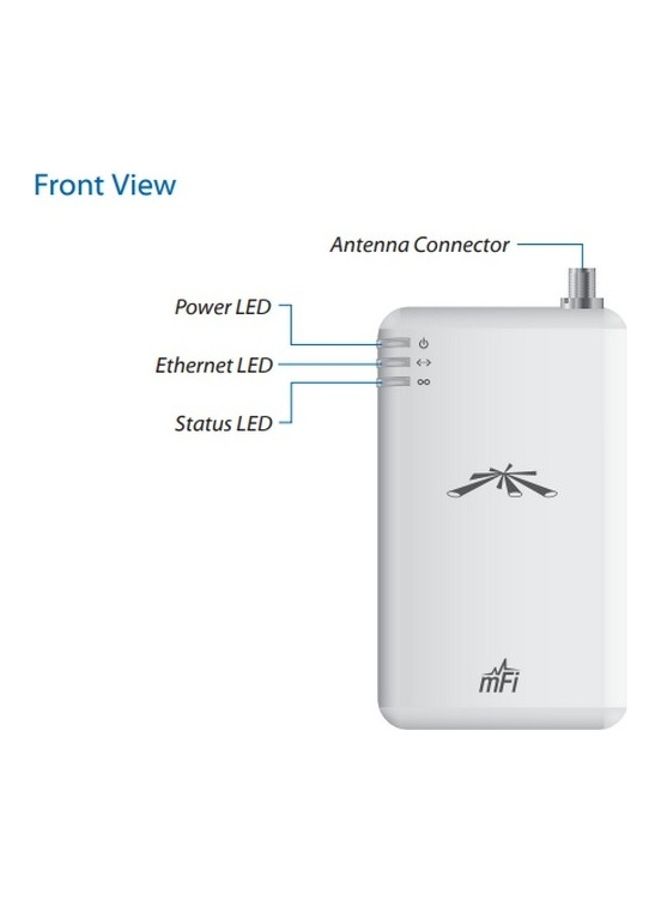 UBIQUITI mPort-S, Mport Serial IP Gateway Device For MFI Networks White  - Image 3