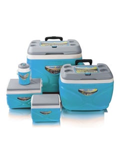 PINNACLE 5-Piece Pinnacle Ice Chest With Wheel Set Includes 1xBox 66L, 1xBox 30L, 1xBox 11L, 1xBox 4.5L, 1xBox 1L Assorted Colours  - Image 1