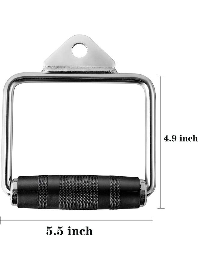 ULTIMAX 2-Piece D-Rubber Handle Cable Machine Attachment 5.5inch  - Image 2
