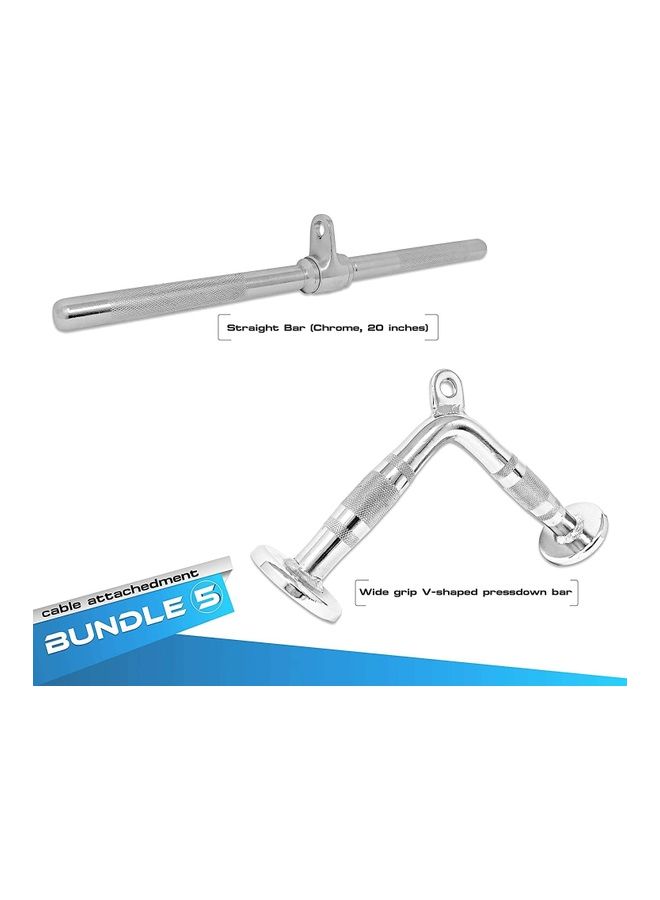 ULTIMAX 2-Piece Straight Bar Cable Attachment 12.5inch - Image 2