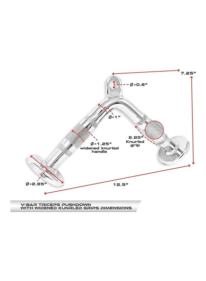 ULTIMAX 2-Piece Straight Bar Cable Attachment 12.5inch - Image 3