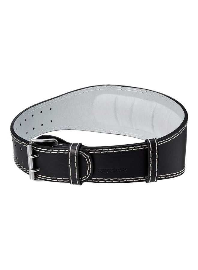 ULTIMAX Leather Padded Weight Lifting Belt 4inch - Image 2
