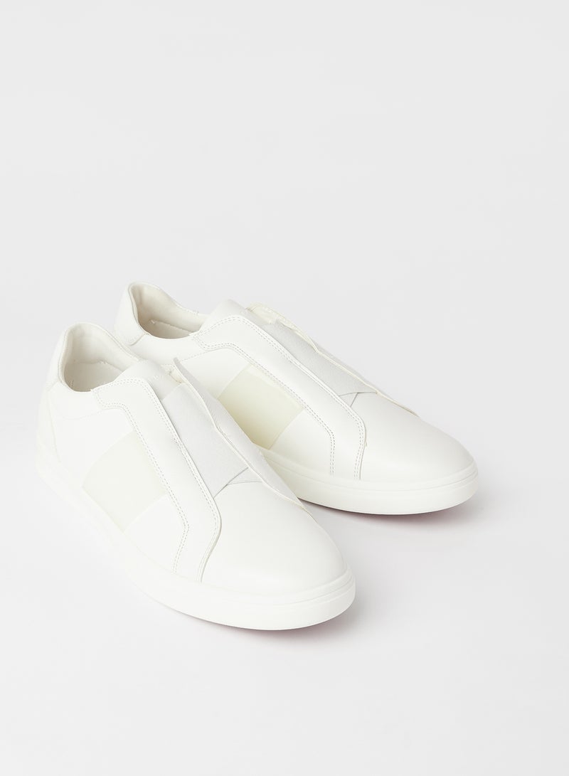 ALDO - Gidran Elastic Slip Ons White - Image 1