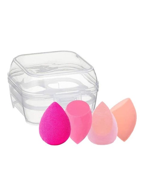 4 -Piece Makeup Sponges Blender Set Multicolour