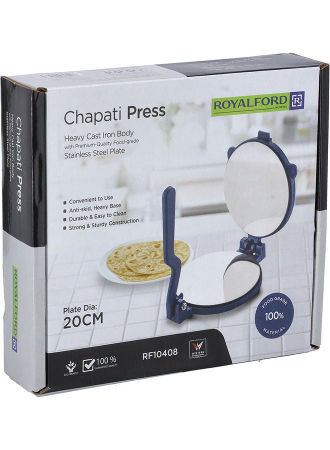 Royalford Steel Plate Chapati Press Multicolour 20cm - Image 5