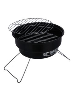 Royalford Round Bbq Stand Grill Black/Silver 26.5x24cm  - Image 4