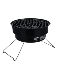 Royalford Round Bbq Stand Grill Black/Silver 26.5x24cm  - Image 3