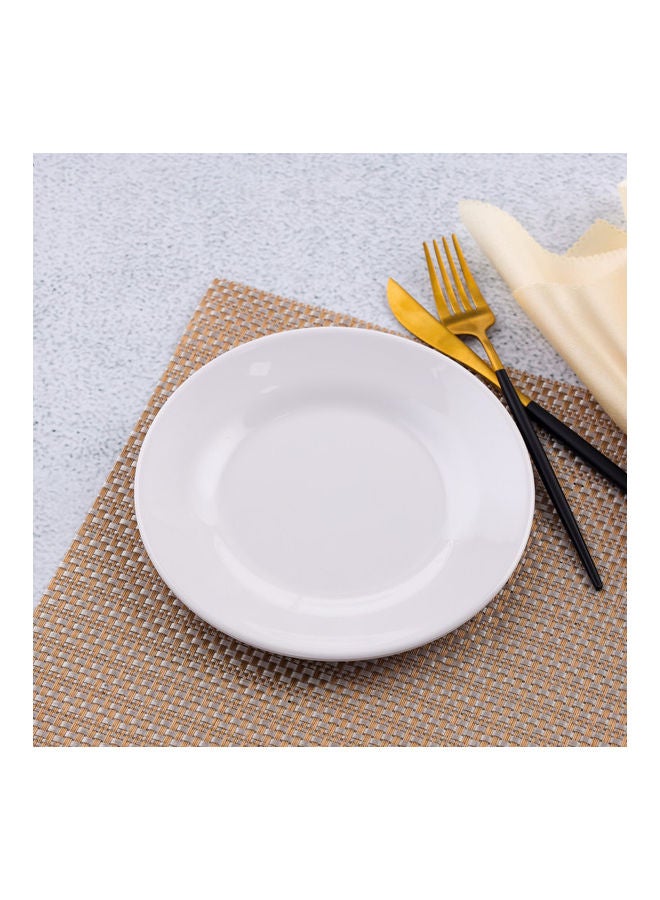 ديلكاسا طبق جانبي ميلامين أبيض 8بوصة - Image 2