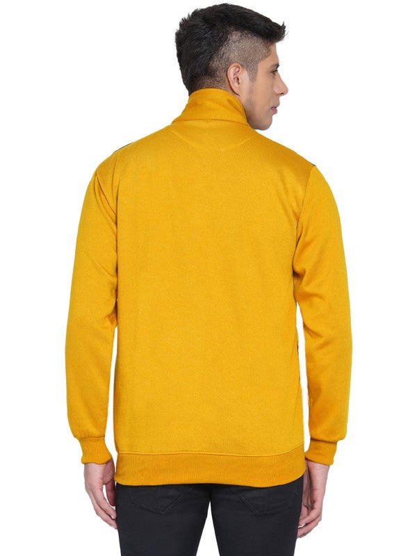 ASHTON BROWN Authentic Colourblock Pattern Full Zip Jacket Yellow/Green/Black  - Image 2