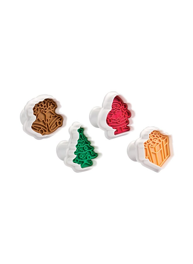 tescoma 4-Piece Cookie Cutter Christamas Delicia Multicolour 24x17x6cm - Image 1
