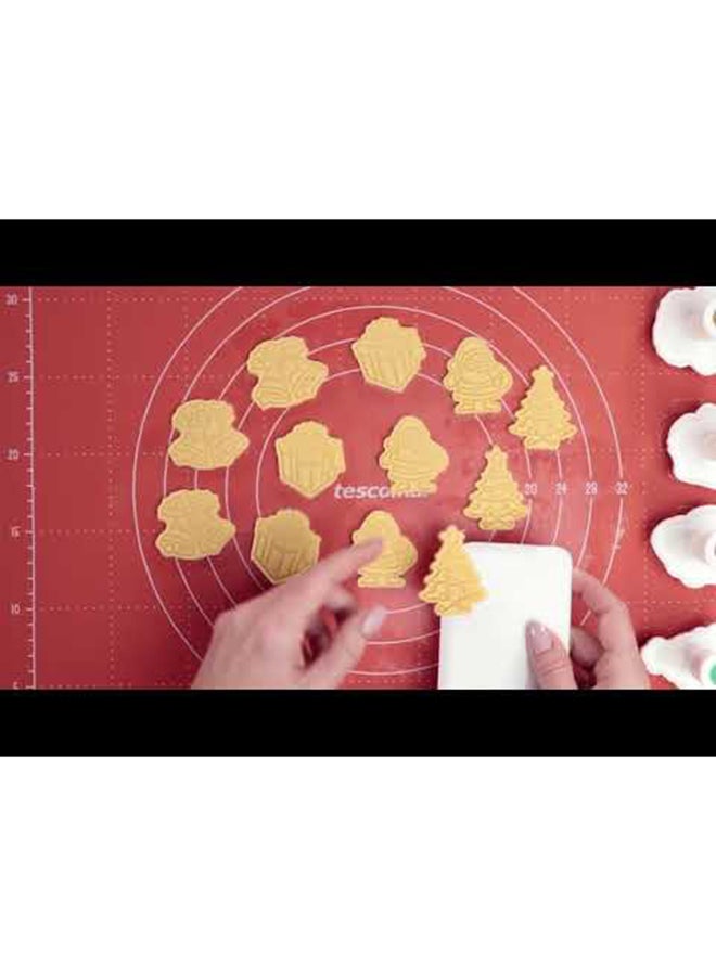 tescoma 4-Piece Cookie Cutter Christamas Delicia Multicolour 24x17x6cm - Image 2