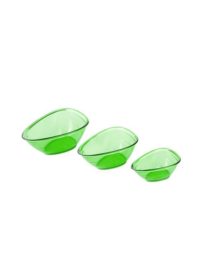 tescoma 3-Piece Measuring Boats Green 10x7x16cm  - Image 1