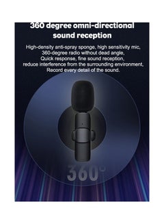 Arabest Wireless Lavalier Portable Microphone Microphones2110145 Black  - Image 5